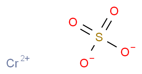 λ<sup>2</sup>-chromium(2+) ion sulfate_分子结构_CAS_13825-86-0