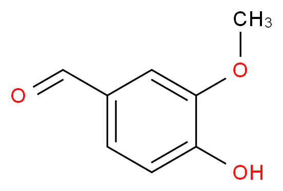 4-Hydroxy-3-methoxybenzaldehyde_分子结构_CAS_)