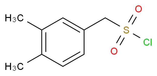 (3,4-dimethylphenyl)methanesulfonyl chloride_分子结构_CAS_)