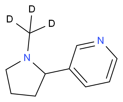 DL-尼古丁-甲基-d3_分子结构_CAS_69980-24-1)