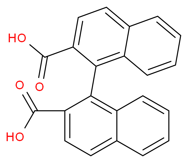 [1,1']Binaphthalenyl-2,2'-dicarboxylic acid_分子结构_CAS_18531-96-9)