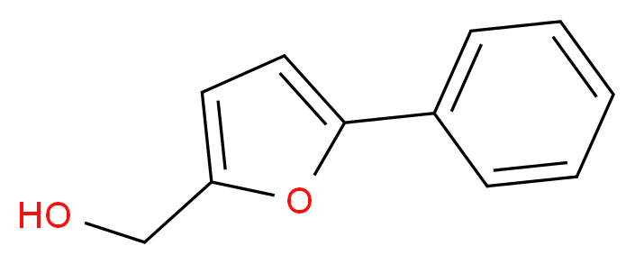 (5-phenyl-2-furyl)methanol_分子结构_CAS_22078-90-6)