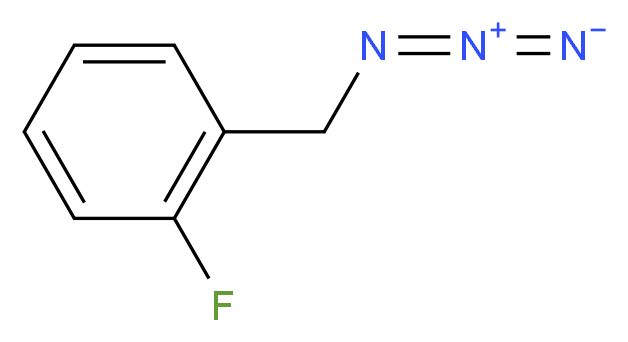 1-(Azidomethyl)-2-fluorobenzene_分子结构_CAS_62284-30-4)