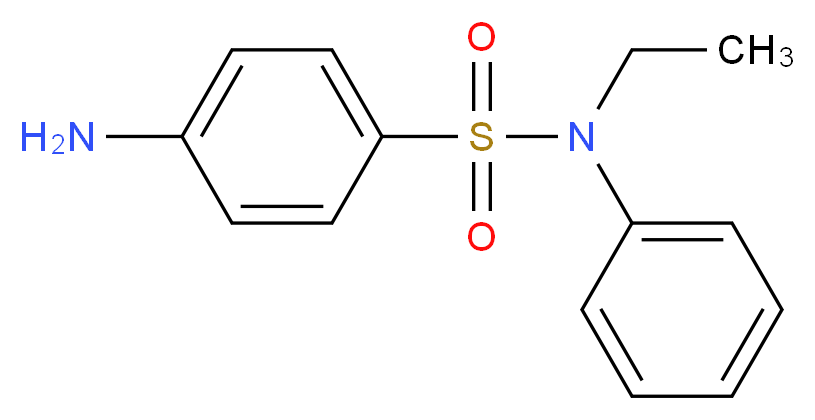 4-Amino-N-ethyl-N-phenylbenzenesulfonamide_分子结构_CAS_)