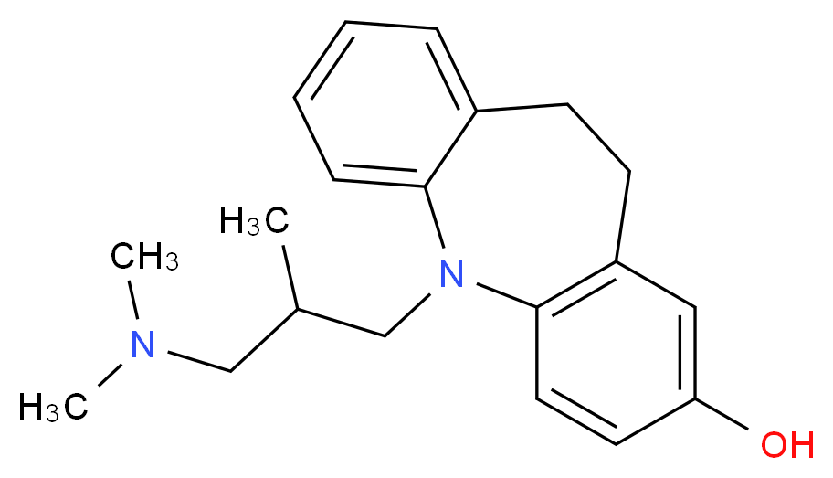 2-[3-(dimethylamino)-2-methylpropyl]-2-azatricyclo[9.4.0.0<sup>3</sup>,<sup>8</sup>]pentadeca-1(11),3(8),4,6,12,14-hexaen-6-ol_分子结构_CAS_2064-15-5