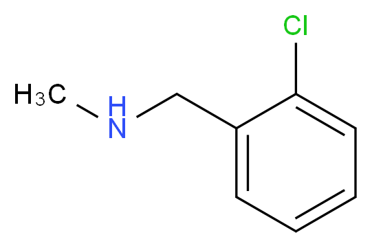 N(o-CHLOROBENZYL)METHYLAMINE_分子结构_CAS_932-32-1)