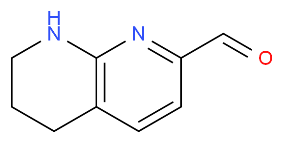 5,6,7,8-tetrahydro-1,8-naphthyridine-2-carbaldehyde_分子结构_CAS_204452-93-7