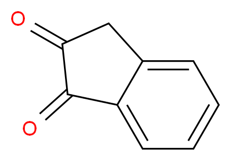 2,3-dihydro-1H-indene-1,2-dione_分子结构_CAS_16214-27-0