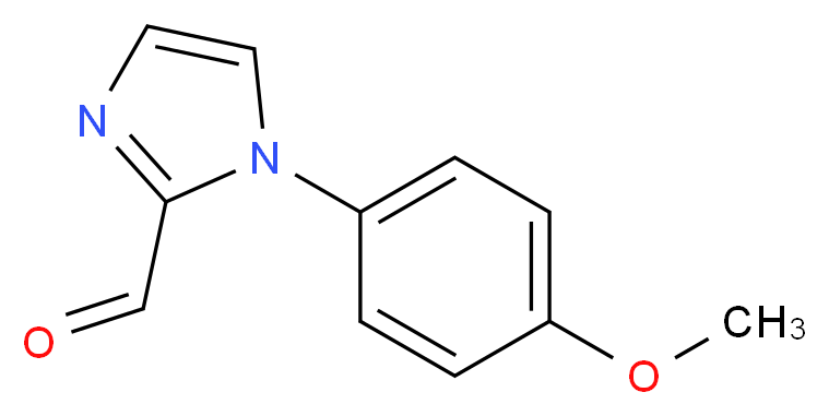 1-(4-methoxyphenyl)-1H-imidazole-2-carbaldehyde_分子结构_CAS_5709-65-9)