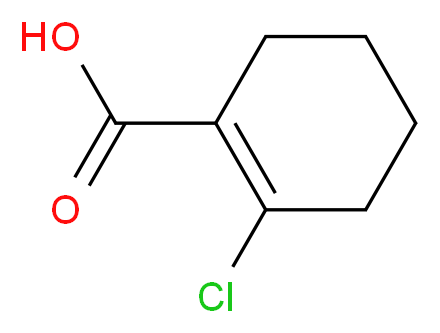 2-chlorocyclohex-1-ene-1-carboxylic acid_分子结构_CAS_56475-13-9)