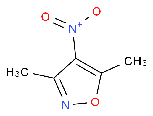 3,5-二甲基-4-硝基异噁唑_分子结构_CAS_1123-49-5)