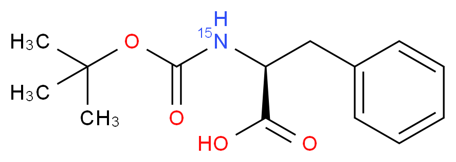 Boc-Phe-OH-15N_分子结构_CAS_87713-13-1)