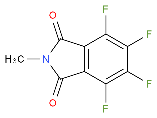 N-Methyl tetrafluorophthalimide_分子结构_CAS_33795-85-6)