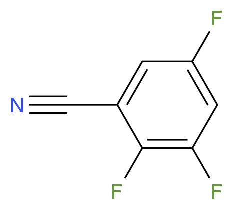 2,3,5-三氟苯甲腈_分子结构_CAS_241154-09-6)