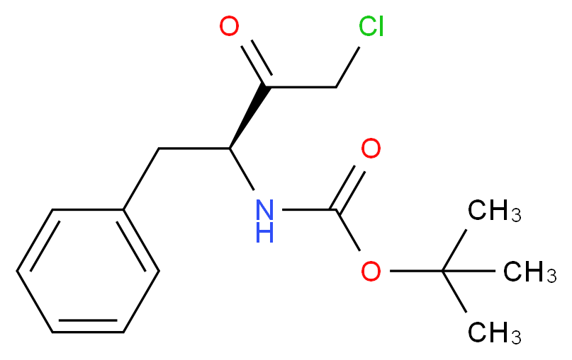 (S)-tert-Butyl (4-chloro-3-oxo-1-phenylbutan-2-yl)carbaMate_分子结构_CAS_102123-74-0)