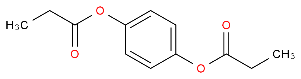 4-(propanoyloxy)phenyl propanoate_分子结构_CAS_7402-28-0