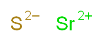 strontium(2+) ion sulfanediide_分子结构_CAS_1314-96-1