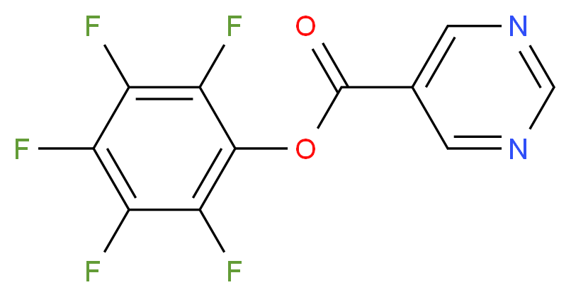 pentafluorophenyl pyrimidine-5-carboxylate_分子结构_CAS_921938-48-9)