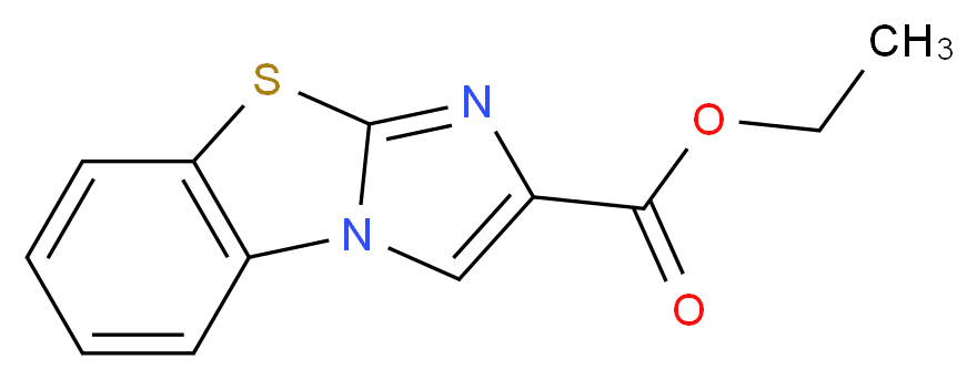 ethyl imidazo[2,1-b][1,3]benzothiazole-2-carboxylate_分子结构_CAS_64951-05-9)