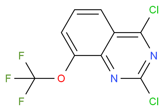 2,4-Dichloro-8-(trifluoromethoxy)quinazoline_分子结构_CAS_959237-48-0)