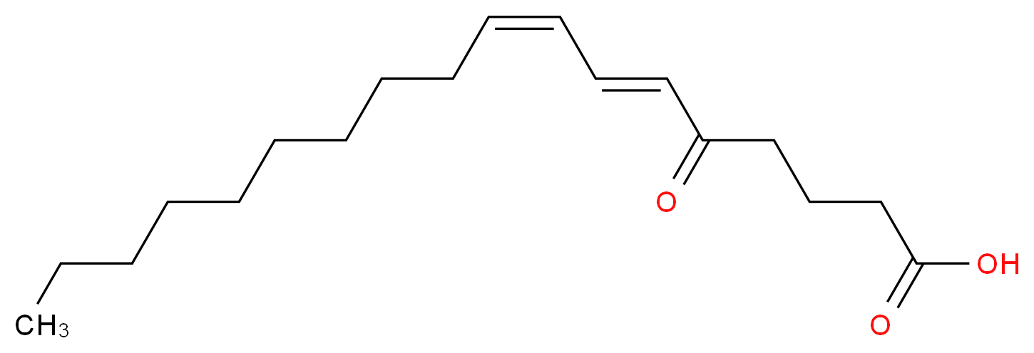 (6E,8Z)-5-oxooctadeca-6,8-dienoic acid_分子结构_CAS_1021188-25-9