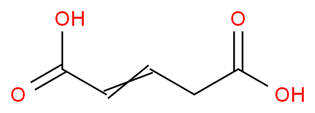 pent-2-enedioic acid_分子结构_CAS_)