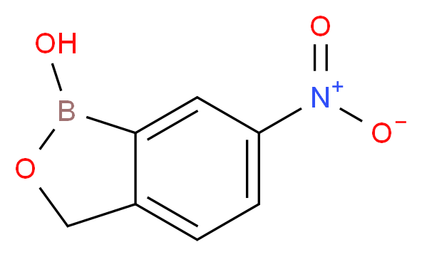 6-Nitrobenzo[c][1,2]oxaborol-1(3H)-ol_分子结构_CAS_118803-40-0)