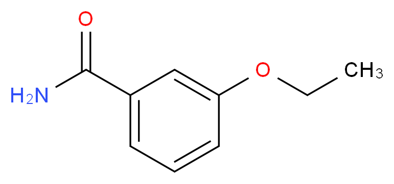 3-ethoxybenzamide_分子结构_CAS_55836-69-6