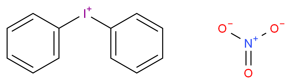 二苯基碘硝酸盐_分子结构_CAS_722-56-5)