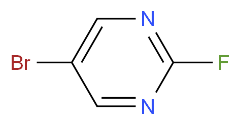 5-bromo-2-fluoropyrimidine_分子结构_CAS_62802-38-4