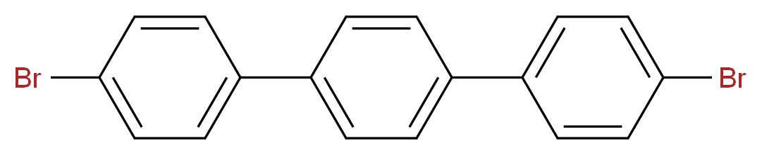 1,4-bis(4-bromophenyl)benzene_分子结构_CAS_17788-94-2