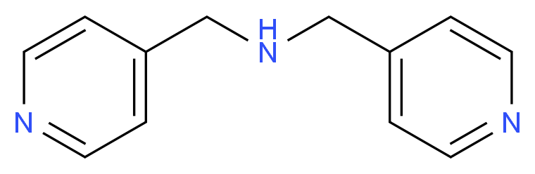 1-Pyridin-4-yl-N-(pyridin-4-ylmethyl)methanamine_分子结构_CAS_)