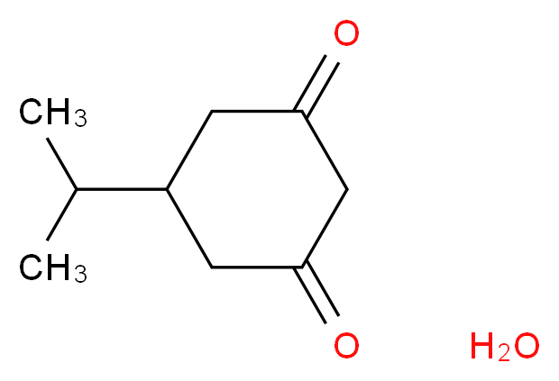 5-Isopropylcyclohexane-1,3-dione hydrate 97%_分子结构_CAS_)