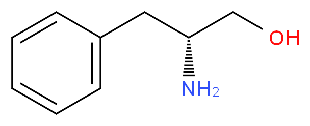 (R)-(+)-2-氨基-3-苯基-1-丙醇_分子结构_CAS_5267-64-1)