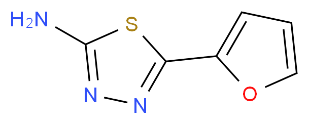 5-(2-furyl)-1,3,4-thiadiazol-2-amine_分子结构_CAS_4447-45-4)