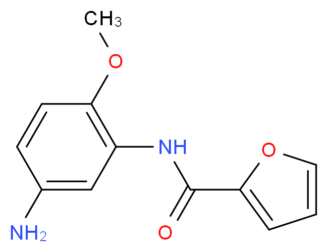 N-(5-Amino-2-methoxyphenyl)-2-furamide_分子结构_CAS_402599-21-7)