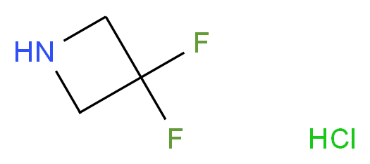 3,3-二氟三甲叉亚胺 盐酸盐_分子结构_CAS_288315-03-7)