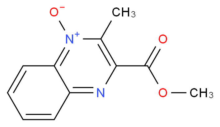 3-(methoxycarbonyl)-2-methylquinoxalin-1-ium-1-olate_分子结构_CAS_61522-53-0)