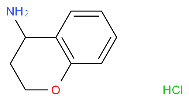 3,4-dihydro-2H-1-benzopyran-4-amine hydrochloride_分子结构_CAS_90609-63-5