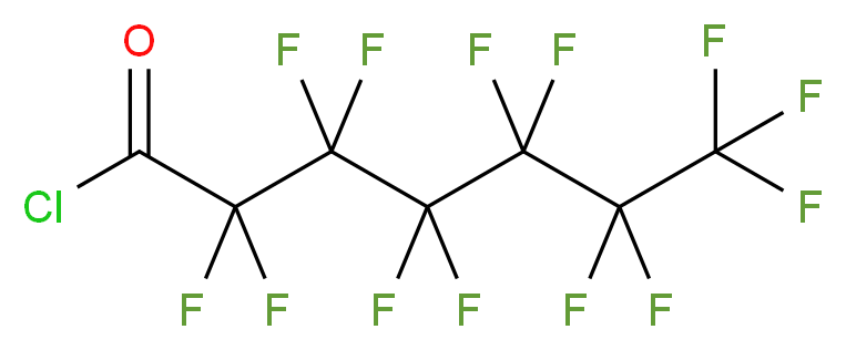 tridecafluoroheptanoyl chloride_分子结构_CAS_52447-22-0