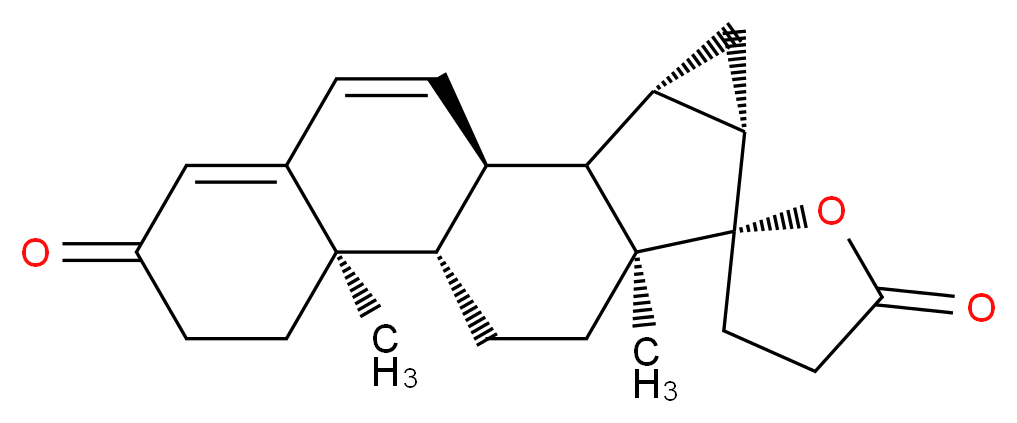 (1'R,2S,2'S,3'S,5'S,7'S,10'S,11'R)-7',11'-dimethylspiro[oxolane-2,6'-pentacyclo[8.8.0.0<sup>2</sup>,<sup>7</sup>.0<sup>3</sup>,<sup>5</sup>.0<sup>1</sup><sup>1</sup>,<sup>1</sup><sup>6</sup>]octadecane]-15',17'-diene-5,14'-dione_分子结构_CAS_67372-69-4