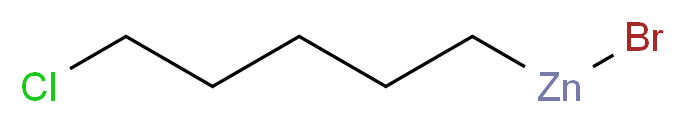 bromo(5-chloropentyl)zinc_分子结构_CAS_312624-21-8