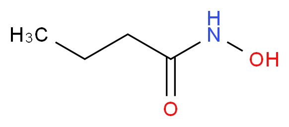 N-hydroxybutanamide_分子结构_CAS_4312-91-8