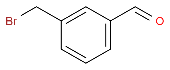 3-(bromomethyl)benzaldehyde_分子结构_CAS_82072-23-9
