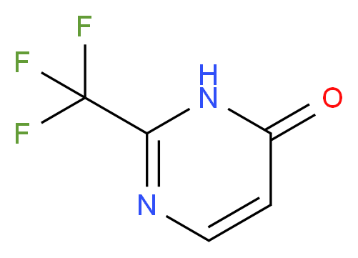 4-Hydroxy-2-(trifluoromethyl)pyrimidine_分子结构_CAS_1546-80-1)