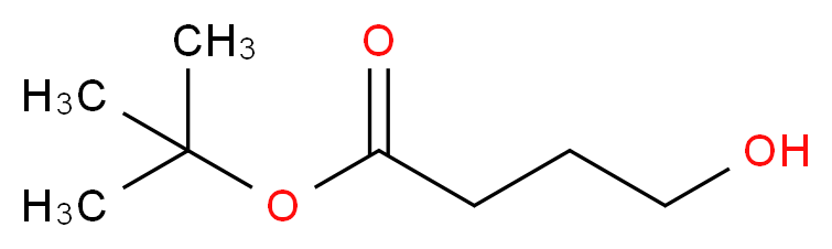 4-羟基丁酸叔丁酯_分子结构_CAS_59854-12-5)