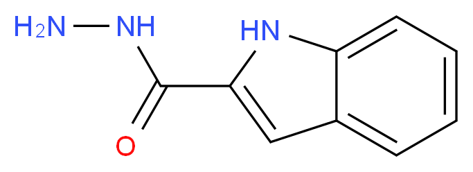 1H-Indole-2-carbohydrazide_分子结构_CAS_5055-39-0)