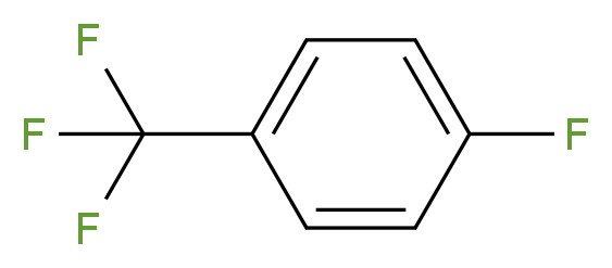 1-fluoro-4-(trifluoromethyl)benzene_分子结构_CAS_402-44-8