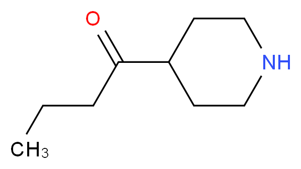 1-piperidin-4-ylbutan-1-one_分子结构_CAS_3509-15-7)