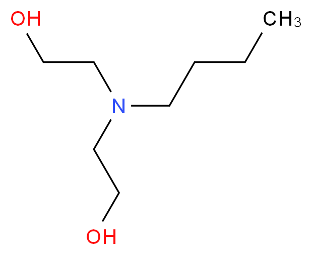 N-正丁基二乙醇胺_分子结构_CAS_102-79-4)